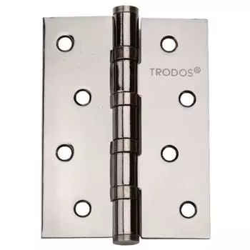 Петля TRODOS 100х70х2,5 мм б/к черный , цвет никель