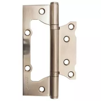 Петля TRODOS 125х75х2.5 без врезки б/к , цвет никель