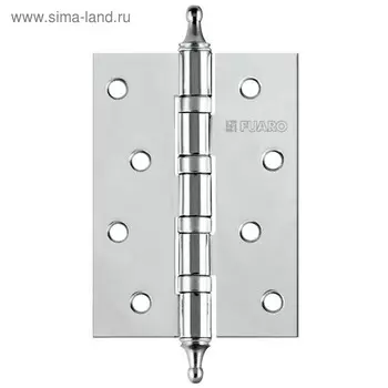 Петля универсальная Fuaro 4BB/A/BL 100x75x2.5 CP, цвет хром