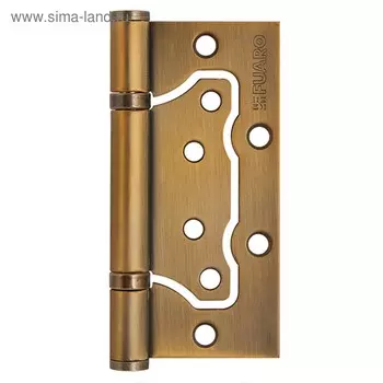 Петля универсальная Fuaro 500-2BB 100x2.5 CF, без врезки, цвет кофе, 1 шт.