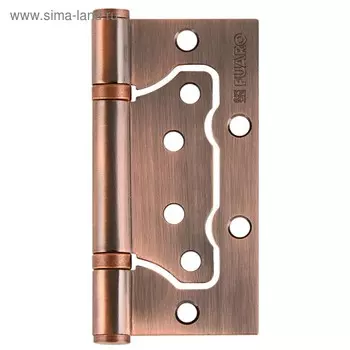 Петля универсальная Fuaro 500-2BB/BL 100x2.5 AC, без врезки, цвет медь