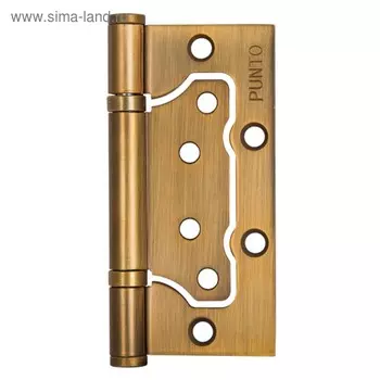 Петля универсальная Punto 200-2B CF, 100x2.5 мм, без врезки, цвет кофе, 1 шт.