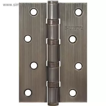 Петля универсальная Punto 4B AB, 100х70х2.5 мм, цвет бронза, 1 шт.