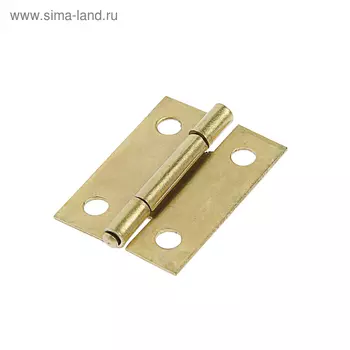 Петля железная, 37211 мм, латунь