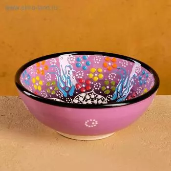 Пиала большая 10см "Жемчужина сиреневая" 300 мл