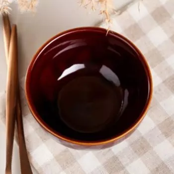 Салатник "Классический", коричневая, 0.3 л