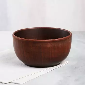 Салатник "Окрошка", гладкая, красная глина, 1 л