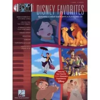 PIANO DUET PLAY-ALONG VOLUME 5 DISNEY FAVOURITES PF BOOK/CD