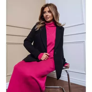 Пиджак женский, цвет чёрный, размер S (42)