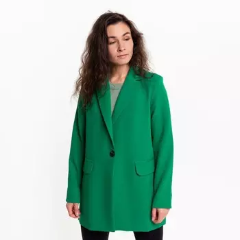 Пиджак женский, цвет зелёный, размер 42-44