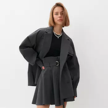 Пиджак женский MINAKU: Safari цвет графит, р-р 42