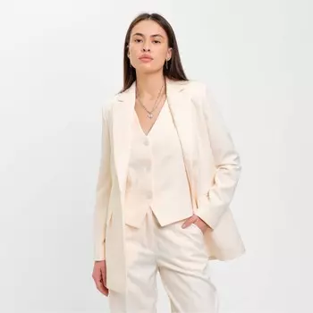 Пиджак женский MIST: Classic Collection р. 42, бежевый