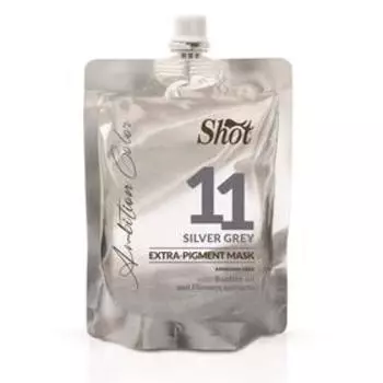 Пигмент-маска прямого действия Shot, тон 11 серебристый серый, 200 мл