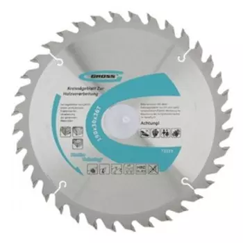 Пильный диск по дереву GROSS, 190 x 30 x 36Т