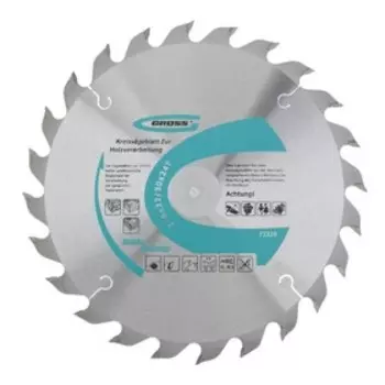 Пильный диск по дереву GROSS, 216 x 32/30 x 24Т