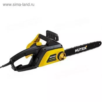 Пила цепная электрическая Huter ELS-2200P, 2200 Вт, 16", шаг 3/8", паз 1.3 мм, 57 звеньев