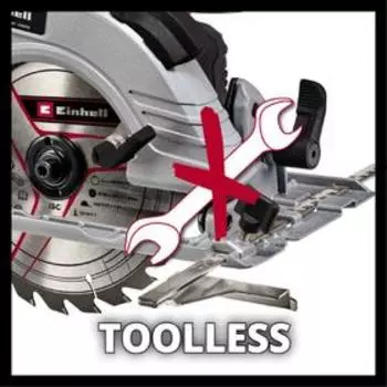 Пила циркулярная аккумуляторная Einhell PXC TE-CS 18/190 Li-BL, 18 В, 190х30 мм, БЕЗ АКБ/ЗУ 539587