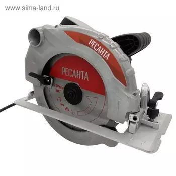 Пила циркулярная "Ресанта" ДП-210/2000 75/11/3, 2000 Вт, 210х30 мм, пропил 90°/45°-75/50 мм 468086