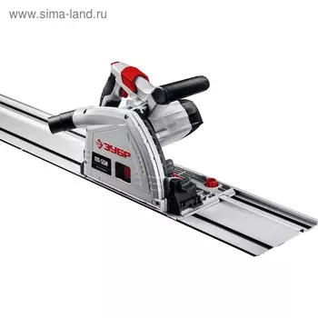 Пила циркулярная "ЗУБР" ПП-55H, 1.2 кВт, 45/90°- 42/55 мм, 20х165 мм, направляющая шина