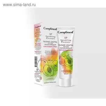Пилинг-скатка для лица Compliment увлажняющая, «Персиковый сорбет», 100 мл