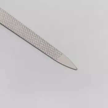 Пилка металлическая для ногтей, 12 см, цвет серебристый