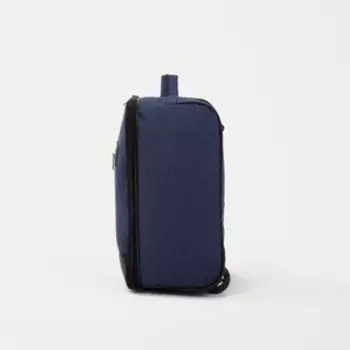 Пилот-кейс 16", отдел на молнии, наружный карман, цвет синий