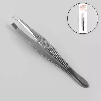 Пинцет прямой, узкий, 9 см