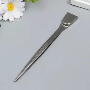 Пинцет с лопаткой для бисера "Астра"