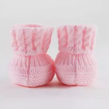 Пинетки детские, цвет розовый, р-р 20 (56-62)