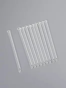 Пипетка стеклянная, 110.7 см, фасовка - 10 шт., прозрачная