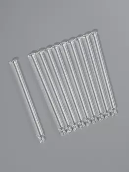 Пипетка стеклянная, 90.7 см, фасовка - 10 шт., прозрачная