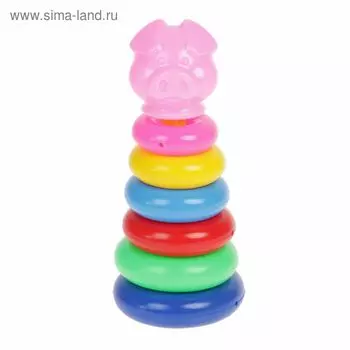 Пирамида «Зоопарк. Хрюша», 22 см