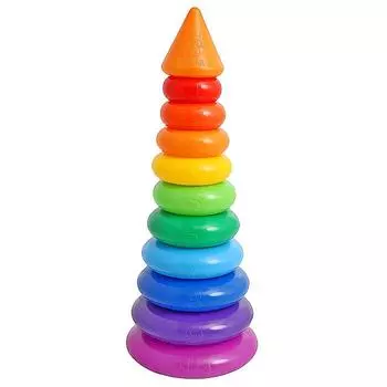 Пирамидка, 10 колец с конусом