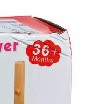 Пирамидка логическая "Цветочки и кружочки"