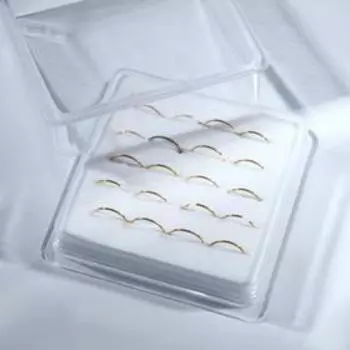 Пирсинг в нос "Кольцо", d=8мм, набор 20шт, цвет золото