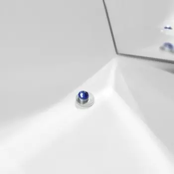 Пирсинг в нос «Стразинка» на магните, d=3 мм, набор 12 шт., МИКС в серебре