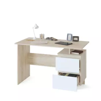 Стол письменный «СПм-19», 1200 600 744 мм, цвет дуб сонома / белый