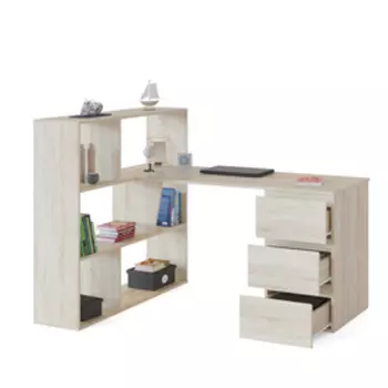 Письменный стол, 1494 1200 1122 мм, цвет дуб сонома