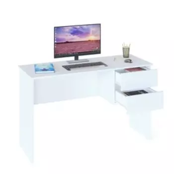 Письменный стол «СПм-09», 1200 × 446 × 744 мм, цвет белый