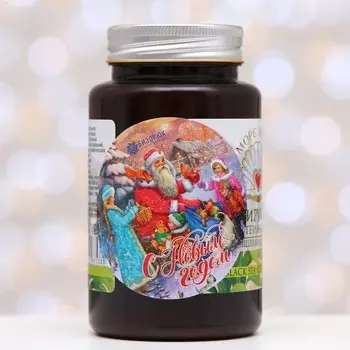 Пищевая добавка «Бизорюк», спирулина + протеин конопли, с новогодним стикером, 130 мл