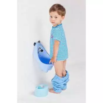 Писсуар детский «Пандочка», цвет светло-голубой