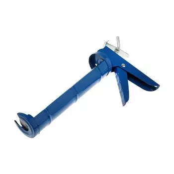 Пистолет для герметика ТУНДРА, полуоткрытый, зубчатый шток, 225 мм