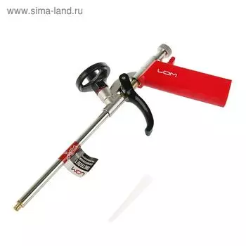 Пистолет для монтажной пены ЛОМ, металлический корпус