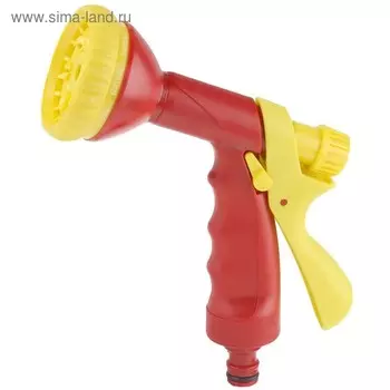 Пистолет-распылитель, 10 режимов, штуцер, пластик, GRINDA Classic Quick Connection System