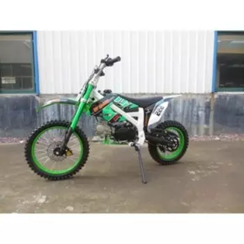 Питбайк Vento PitBike 17"/14" 125сс, кик-/эл.стартер, фара, стоп сигнал, зеркала, зёленый