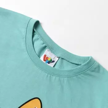 Пижама детская, цвет бирюзовый/корги, рост 134 см