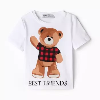 Пижама детская KAFTAN Best friends размер 32 (110-116 см)