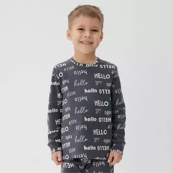 Пижама детская KAFTAN "Hello", р.34 (122-128)