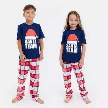Пижама детская KAFTAN "Santa team" размер 32 (110-116 см)