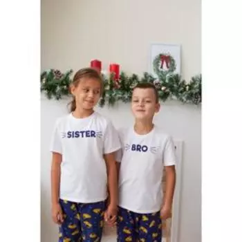 Пижама детская для девочки KAFTAN "Orange Tiger" р.34 (122-128)